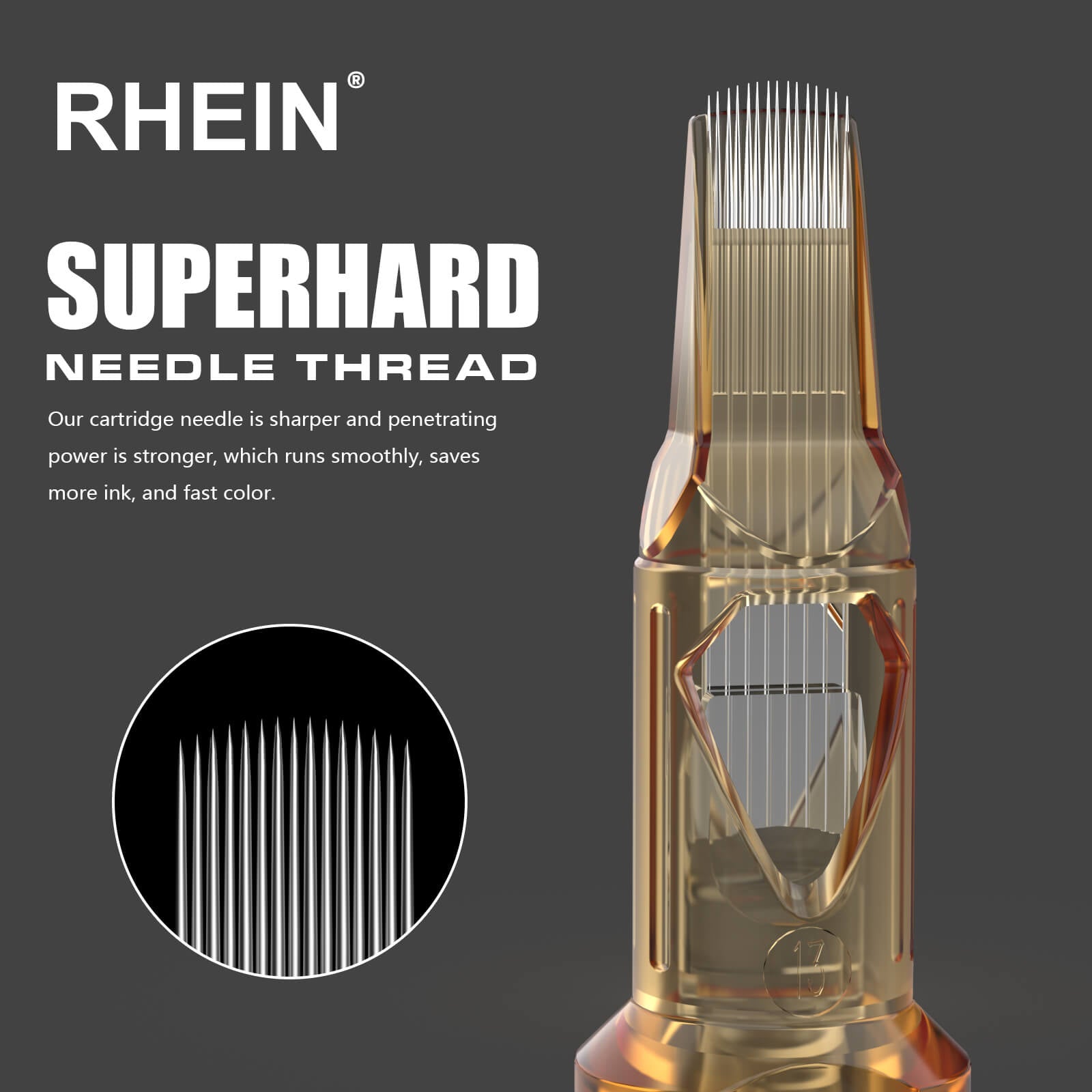 Rhein Tattoo Needle Cartridges Round Magnum RM 20PCS